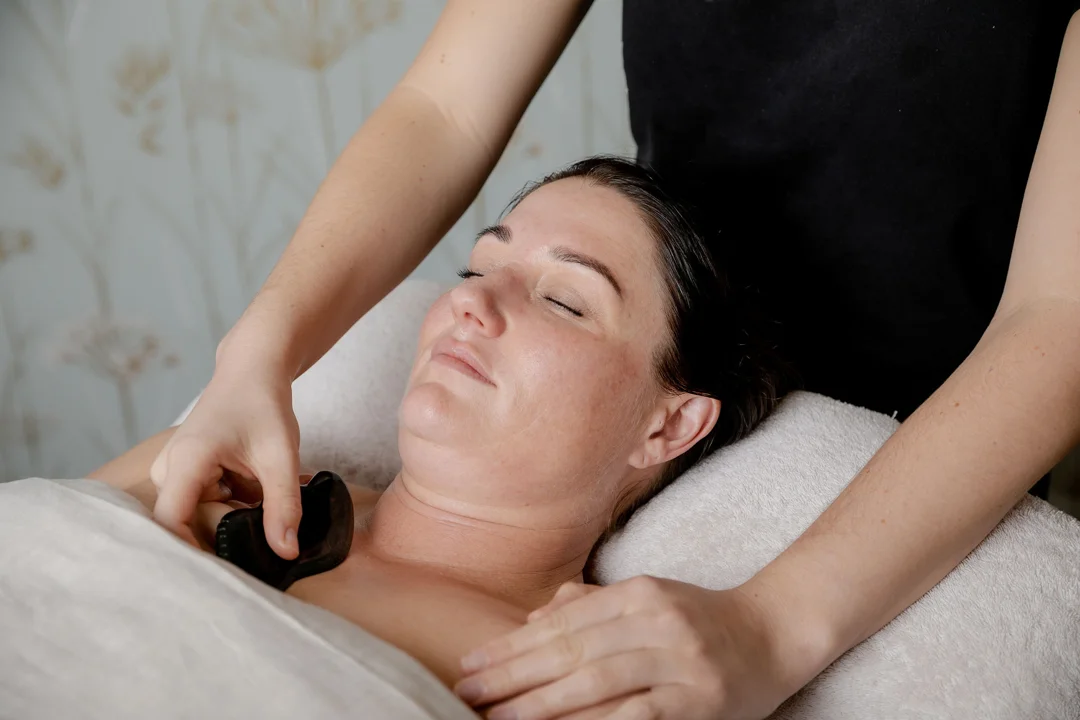 relaxing facial